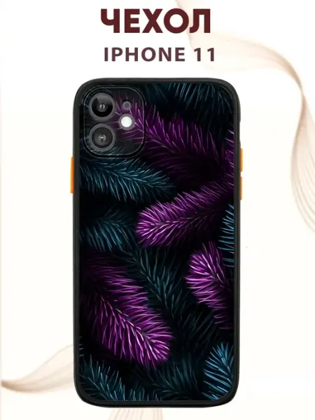 PRINTberries Чехол на IPHONE 11 с принтом еловая ветка