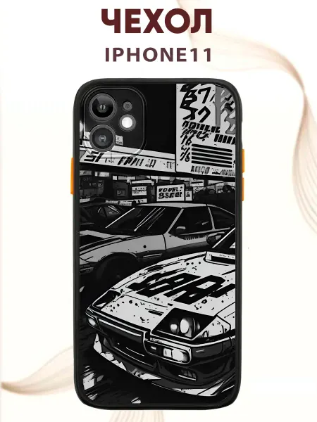 PRINTberries Чехол на IPHONE 11 с принтом Гонки