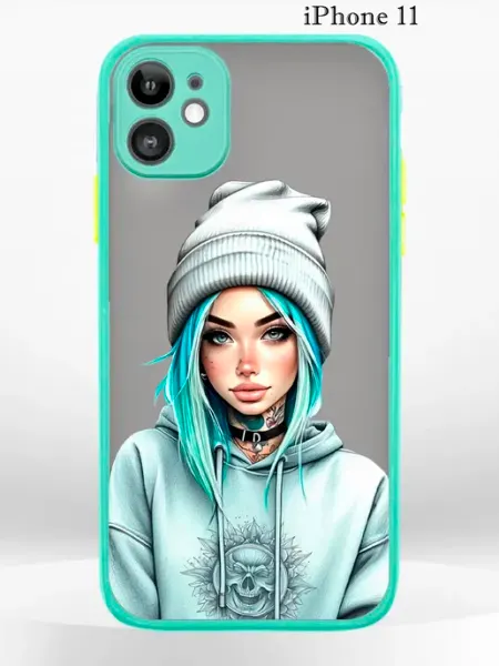 PRINTberries Чехол на iPHONE 11 с принтом девушка