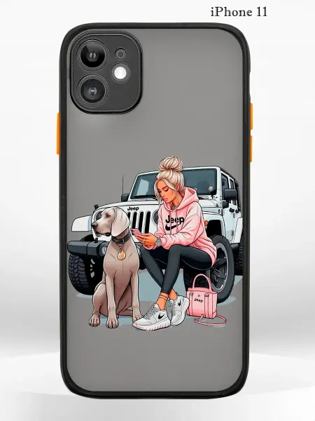 PRINTberries Чехол на iPHONE 11 с принтом джип