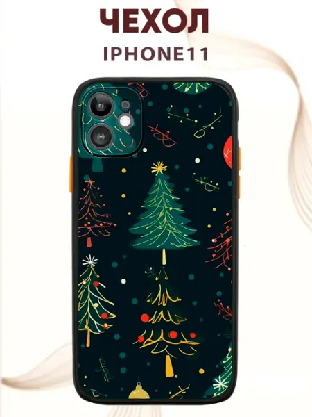PRINTberries Чехол на IPHONE 11 с принтом елка