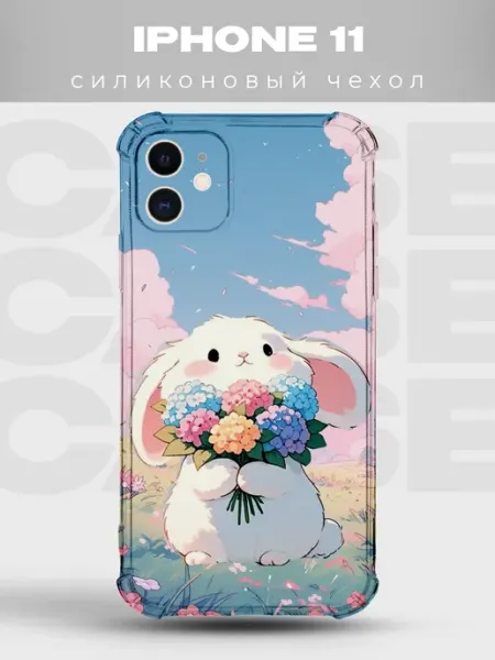PRINTberries Чехол на iPhone 11 Кролики