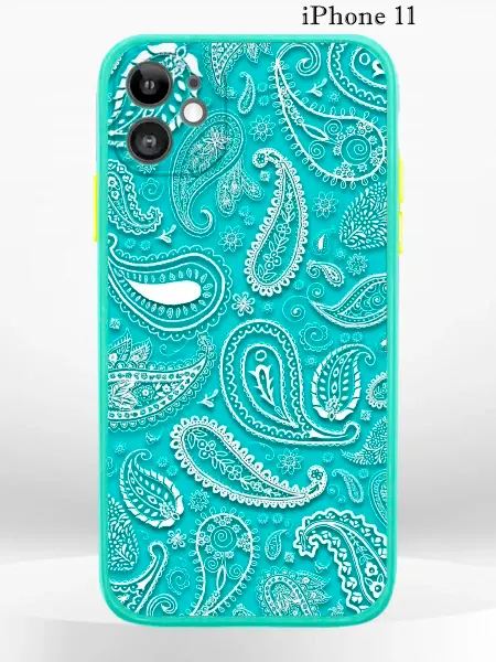 PRINTberries Чехол на iPHONE 11 с принтом кружево огурец