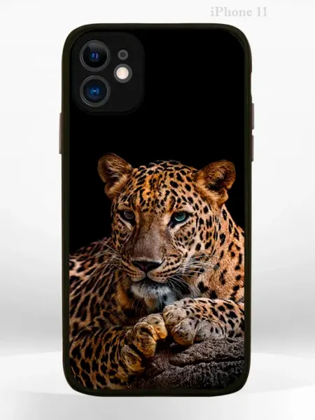 PRINTberries Чехол на iPHONE 11 с принтом леопард