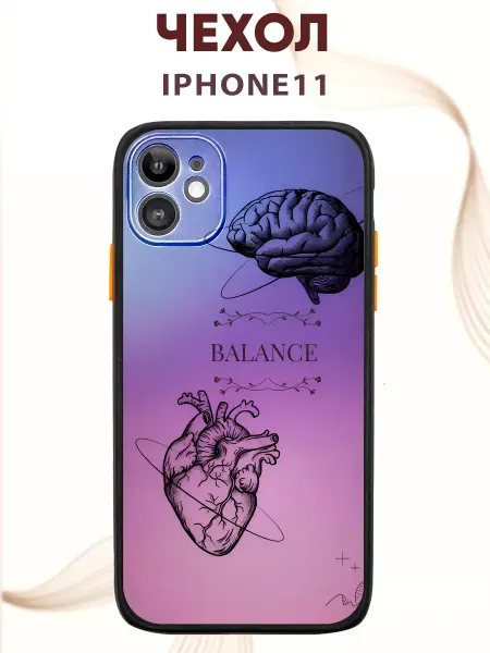 PRINTberries Чехол на IPHONE 11 с принтом Мозг