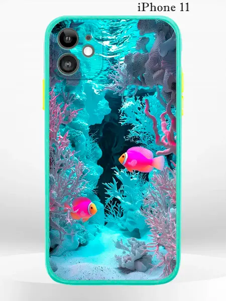 PRINTberries Чехол на IPHONE 11 с принтом рыбки