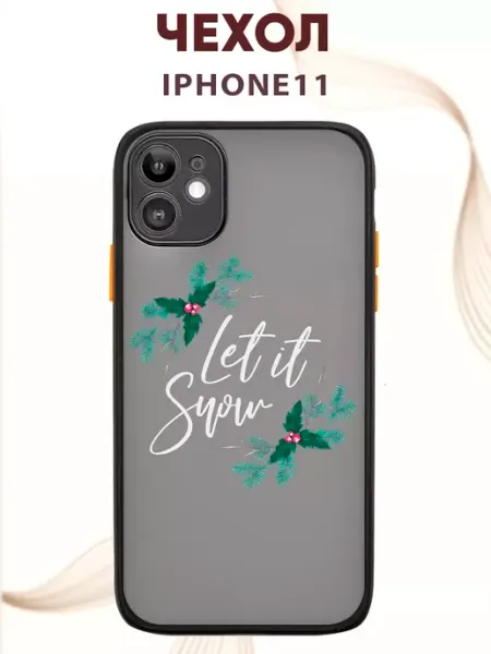 PRINTberries Чехол на IPHONE 11 с принтом снег