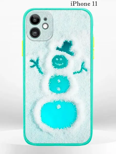 PRINTberries Чехол на iPHONE 11 с принтом снеговик