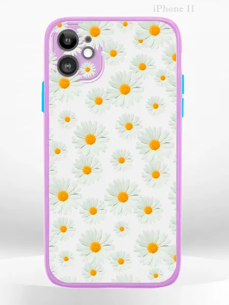 Чехол на iPHONE 11 с принтом ромашки