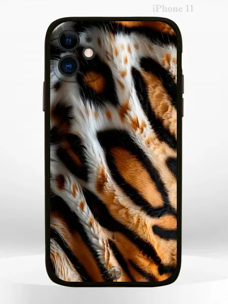 Чехол на iPHONE 11 с принтом тигр