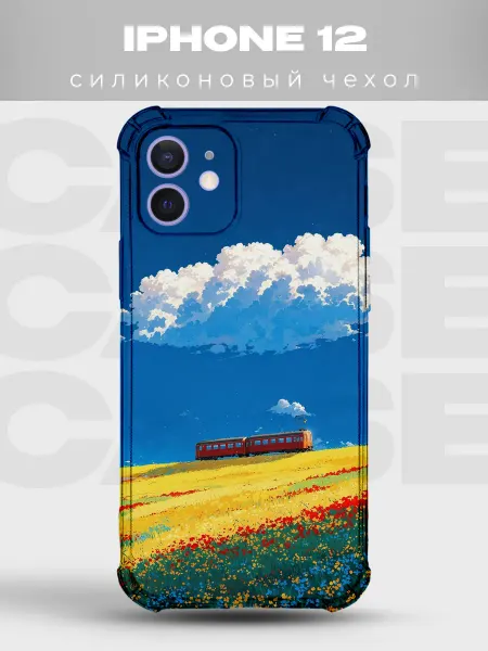 PRINTberries Чехол на iPhone 12 аниме арт небо
