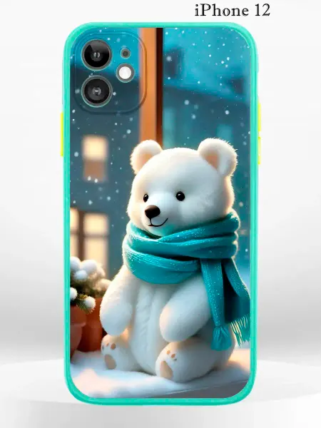 PRINTberries Чехол на iPHONE 12 с принтом медведь