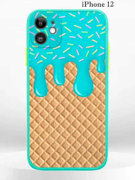 PRINTberries Чехол на iPhone 12 с принтом Мороженое
