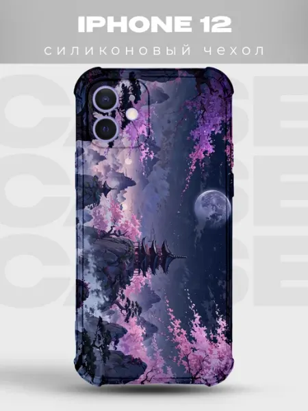 PRINTberries Чехол на iPhone 12 Сакура