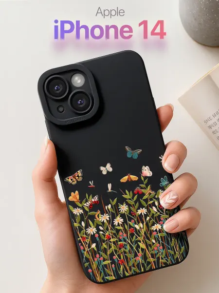 SCDesign Чехол на iPhone 14 бабочками