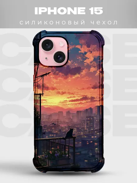 PRINTberries Чехол на iPhone 15 аниме арт 53