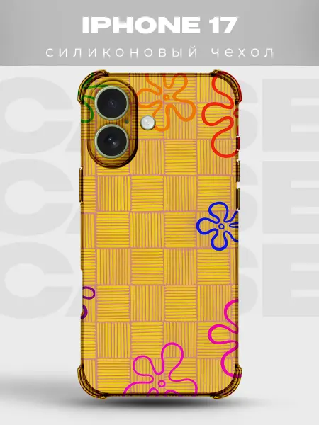 PRINTberries Чехол на iPhone 17 дизайн Губка Боб