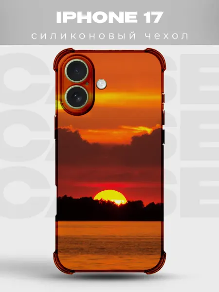 PRINTberries Чехол на iPhone 17 Закат силиконовый