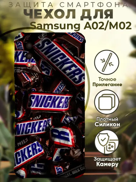 PRINTberries Чехол на SAMSUNG A02 с принтом барни
