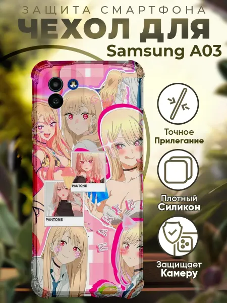 PRINTberries Чехол на SAMSUNG A03 с принтом аниме кукла
