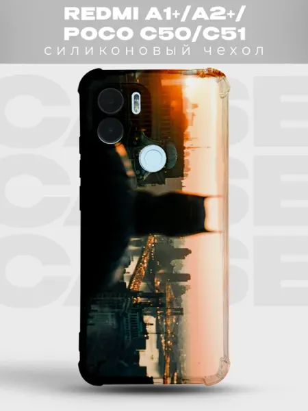 PRINTberries Чехол на Redmi A2 Plus Бэтмен batman dc комикс тёмный рыцарь