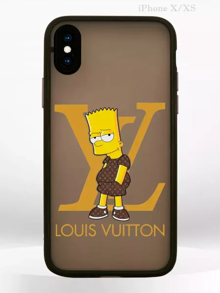 PRINTberries Чехол на Apple iPhone X, iPhone XS с принтом Bart Simpson