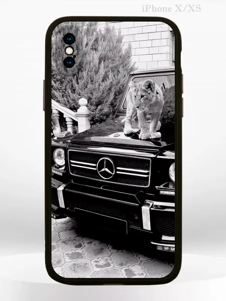 PRINTberries Чехол на Apple iPhone X, iPhone XS с принтом Mercedes Benz