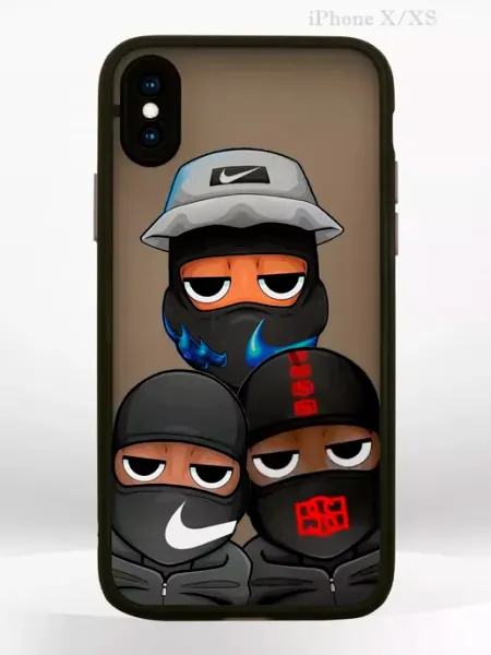 PRINTberries Чехол на Apple iPhone X, iPhone XS с принтом стендофф Nike