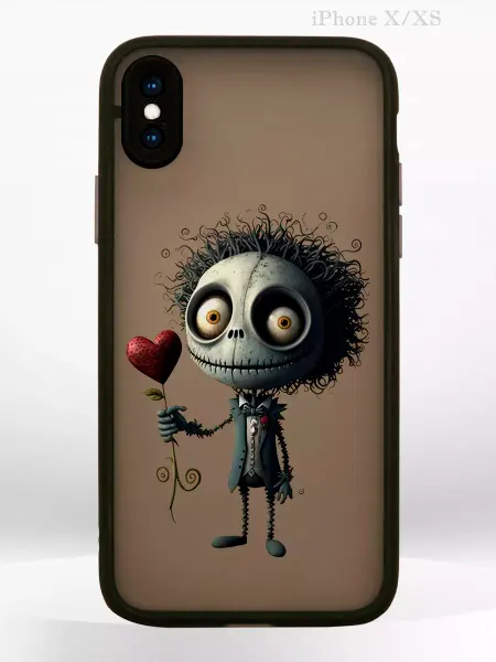 PRINTberries Чехол на Apple iPhone X, iPhone XS с принтом скелет