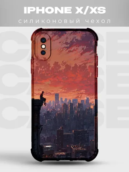 PRINTberries Чехол на iPhone X XS Мстители марвел avengers супергерои дум