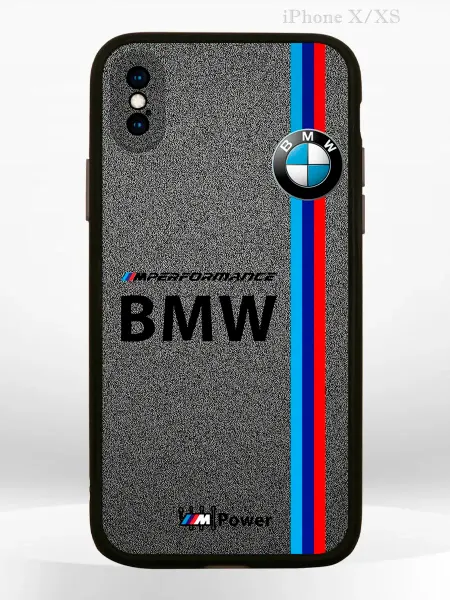 PRINTberries Чехол на iPhone XS, iPhone X с модным принтом BMW