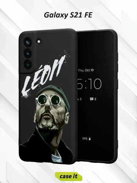 Case it Чехол на Samsung S21 FEс принтом Leon