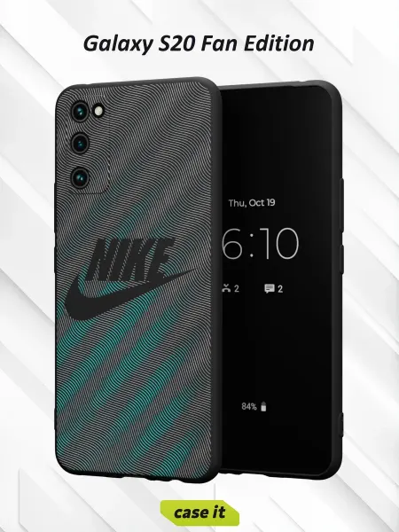 Case it Чехол на Samsung S20 FEс принтом Nike