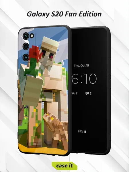 Case it Чехол на Samsung S20 FEс принтом Железный голем