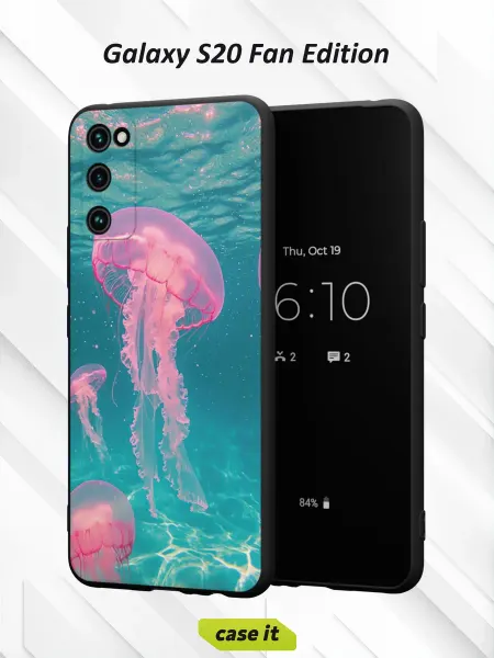 Case it Чехол на Samsung S20 FEс принтом Медузы