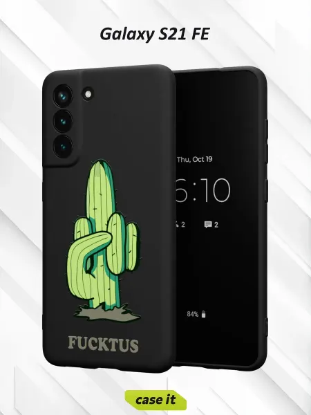 Case it Чехол на Samsung S21 FEс принтом Фактус