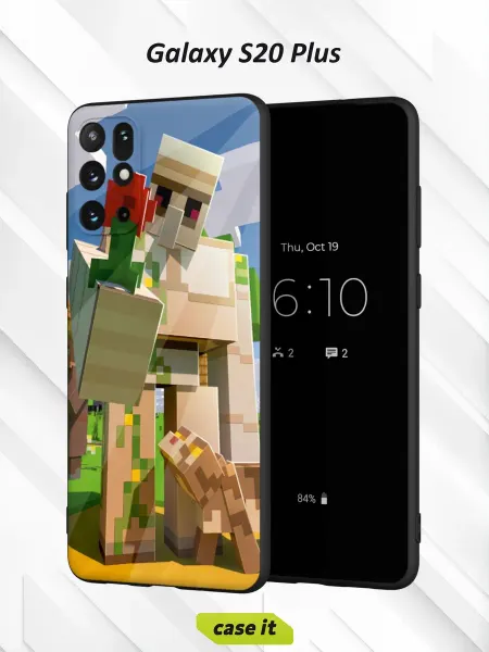 Case it Чехол на Samsung S20+с принтом Железный голем
