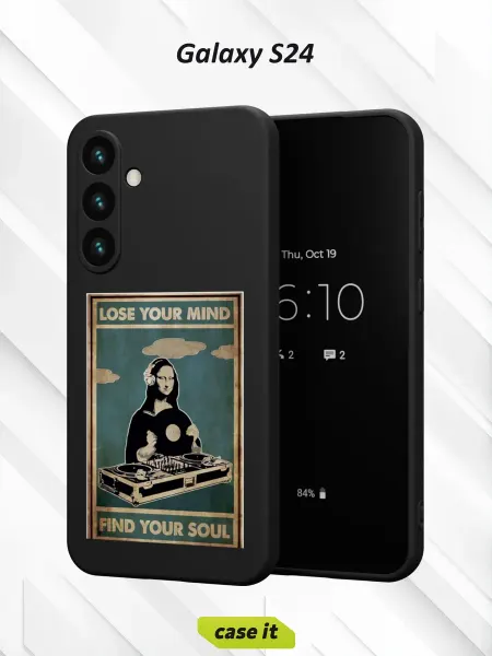 Case it Чехол на Samsung S24с принтом Мона Лиза