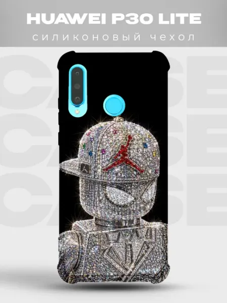 PRINTberries Чехол на Huawei P30 Lite Стритвир найк граффити хайп nike