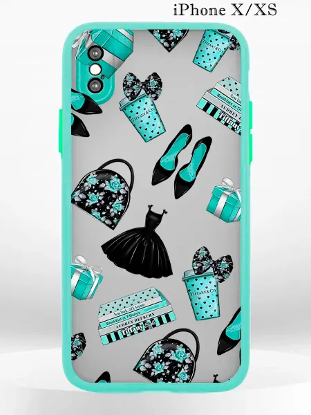 PRINTberries Чехол на iPHONE XS X с принтом Tiffany