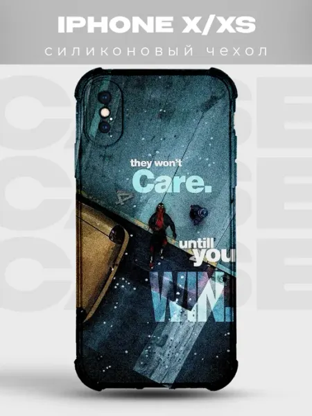 PRINTberries Чехол на iPhone X XS Мстители супергерои дум комикс марвел