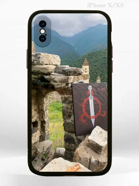 PRINTberries Чехол на iPhone X, iPhone XS с принтом Ингушетия