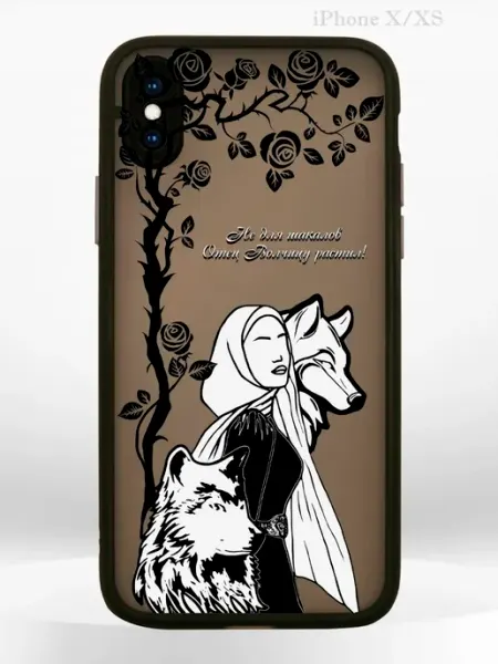 PRINTberries Чехол на iPhone X, iPhone XS с принтом мусульманский