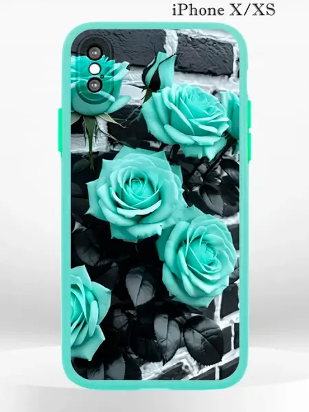 PRINTberries Чехол на iPHONE XS X с принтом розы