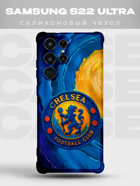 PRINTberries Чехол на Samsung S22 Ultra Челси герб арт