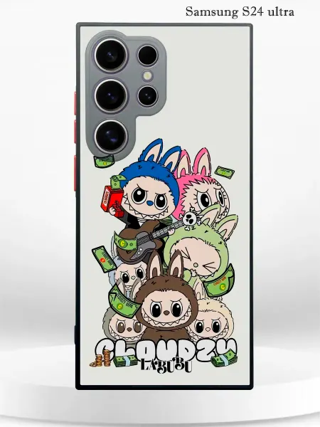 Чехол на SAMSUNG S24 ULTRA с принтом Лабубу