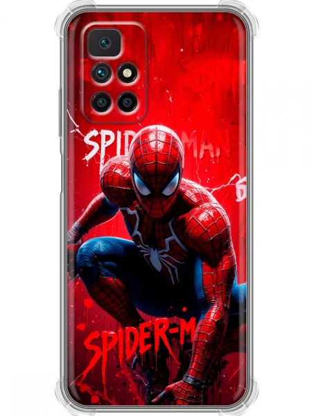 360skin Чехол на Xiaomi Redmi 10 Spiderman Человек паук