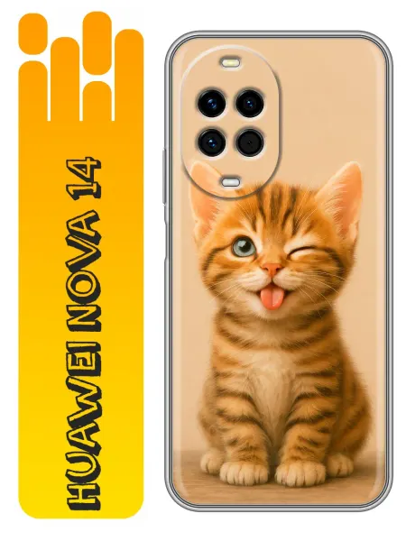 360skin Чехол на Huawei Nova 14 котенок (женский)