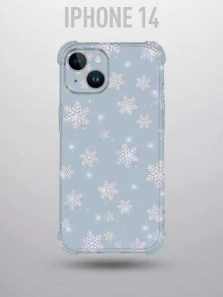 Vivicase Чехол на IPHONE 14 с принтом снежинки