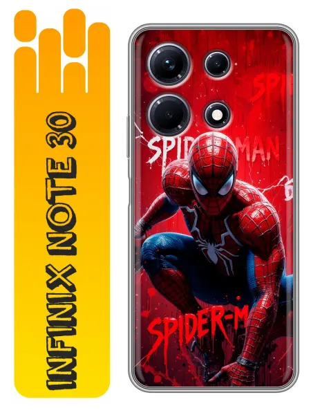 360skin Чехол на Infinix Note 30 Spiderman Человек паук